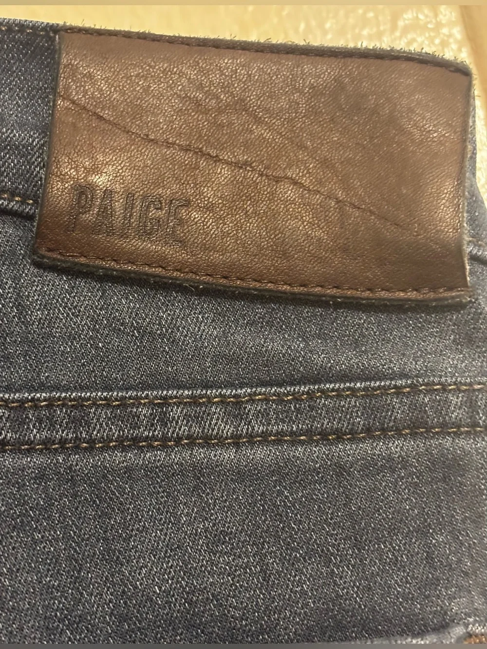 Paige Federal Men’s Jeans Size 36 Dark Wash Straight Leg Premium Denim